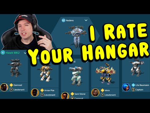 I RATE YOUR HANGAR - War Robots Live Feedback for Players - WR