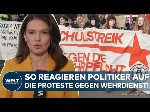 KÄMPFEN FÜR DEUTSCHLAND? Wehrdienst-Gesetz empört Schüler ‒ so reagiert Politik auf die Proteste!