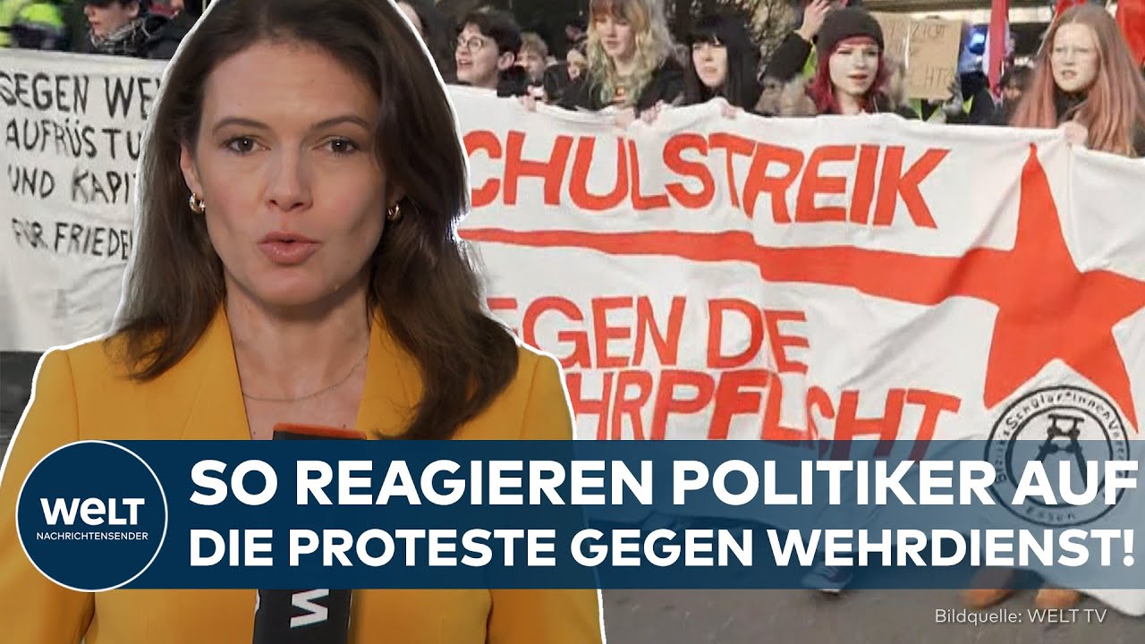 KÄMPFEN FÜR DEUTSCHLAND? Wehrdienst-Gesetz empört Schüler ‒ so reagiert Politik auf die Proteste!