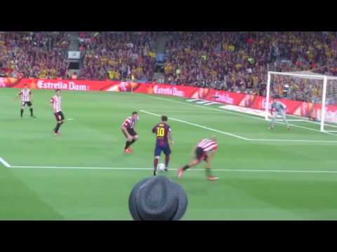 Golazo de Messi vs Athletic Bilbao (final Copa del Rey 2015)