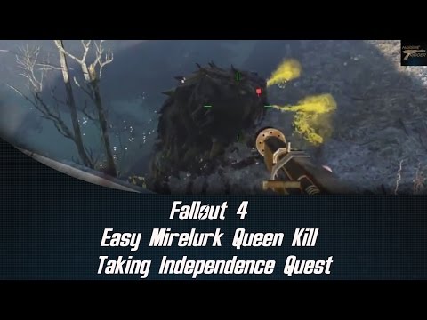 Fallout 4 Easy Mirelurk Queen Kill Taking Independence Quest