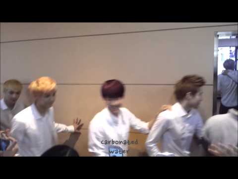 130703 exo 엑소대구팬싸 퇴근하러가는길