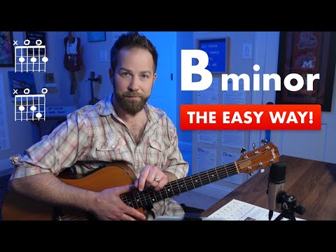 Trouble with B-minor? Here's 2 easier ways to play it (open voicings, no barring)