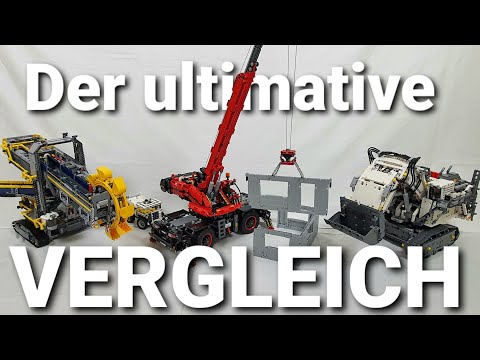 Alle 4000-Teile-LEGO®-TECHNIC-Sets auf einen Blick! // LEGO® 42055 vs 42082 vs 42100 [NEU]