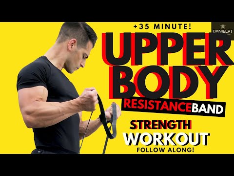 Upper body resistance band workout | Upper body workout at home | Upper body strength workout