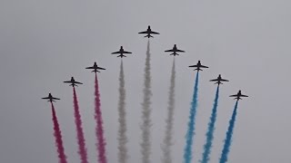 Red Arrows Low Flypast over London