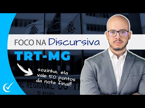 Foco na Discursiva - TRT-MG 2022 (pós-edital) - Analista e Técnico do TRT-3 - Fumarc
