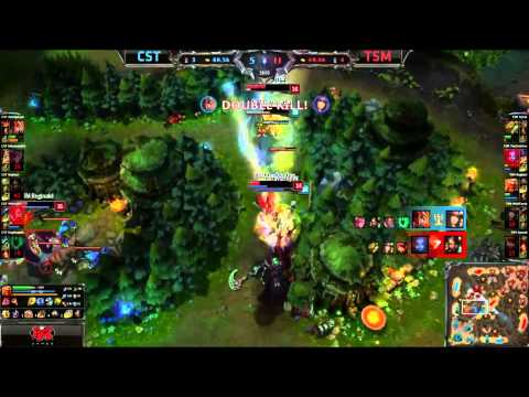 Team Coast vs TSM Highlights Super Week 8 NA LCS Spring Split 2014 CST vs TSM S4 W8 D1