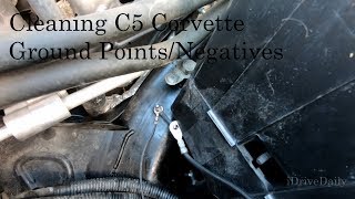 Cleaning C5 Corvette Ground Points/Negatives