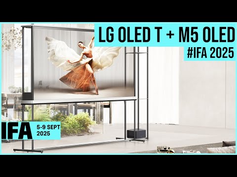LG M5 Wireless OLED TV and LG OLED T – transparent luxury TV #IFA2025
