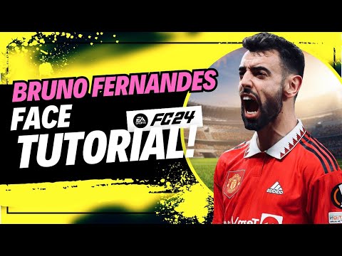EA FC24 How to create BRUNO FERNANDES