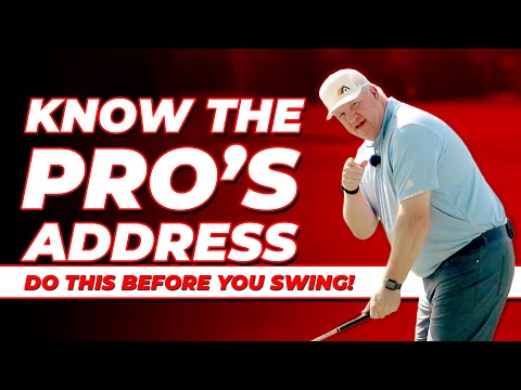 Pros vs Ams | GOLF SET UP and ADDRESSING THE BALL!
