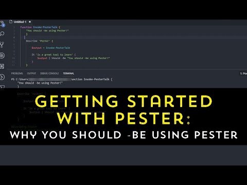 Pester: Why You Should -Be Using Pester with Jonathan Moss