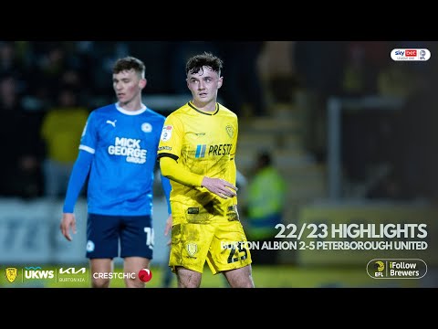 22/23 HIGHLIGHTS | Burton Albion 2-5 Peterborough United