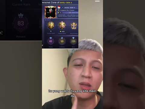 bang xinn dan branz pernah ngejoki satu akun bareng? rekor rank ml | #mobilelegends #shortsmlbb