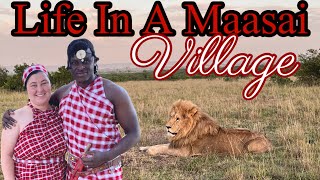 Life In A Maasai Village🛖| DITL | Vlog | Kenyan Tribe | African Culture | Sylvia And Koree Bichanga