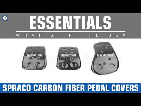 Sparco Carbon Manual Pedal Covers- Whats in the Box?