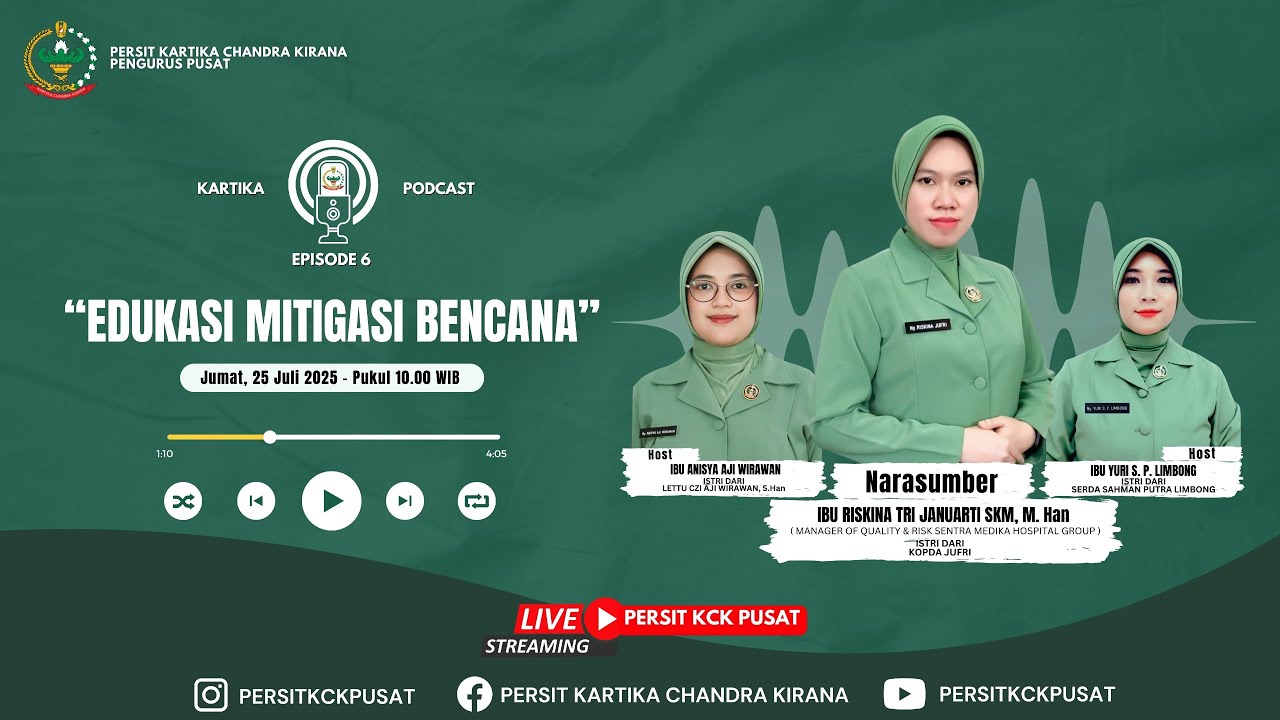 Edukasi Mitigasi Bencana | Kartika Podcast