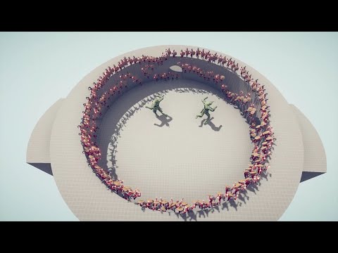 Righteous Paladin vs Nuclear King -TABS- Totally Accurate Battle Simulator