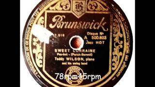 Sweet Lorraine   Teddy Wilson