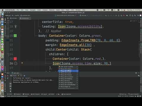Flutter Essentials Stack sample 1