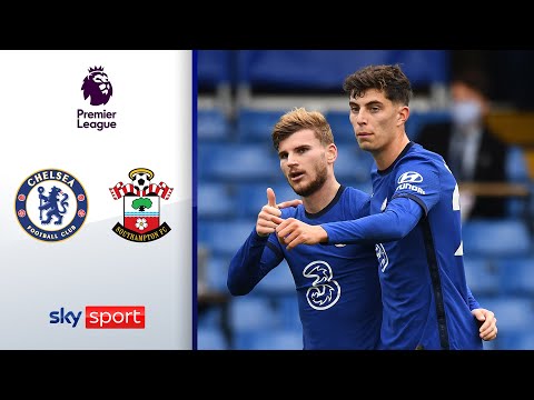 Werner & Havertz mit Premierentoren | FC Chelsea - FC Southampton 3:3 | Highlights - Premier League