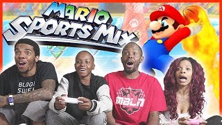 HIGH SALT LEVELS AND DYSFUNCTIONAL TEAMMATES! - Mario Basketball Gameplay