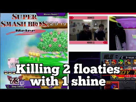 Daily Melee Highlights: Killing 2 floaties with 1 shine