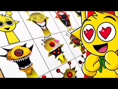 DIBUJANDO SPRUNKIS PROHIBIDOS ⚠️ (FASE 1 a 12) ✏️