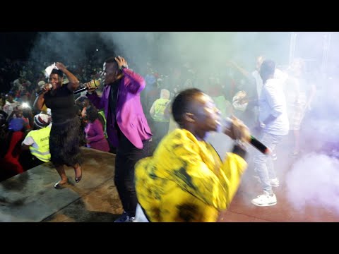 ROSE MUHANDO, PRESENTER KAI NA SAMMY G PERFORMING IN KITALE