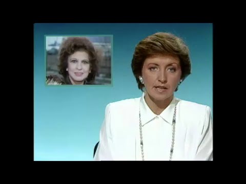 BBC Six O'Clock News - Pat Phoenix dies - 17 September 1986