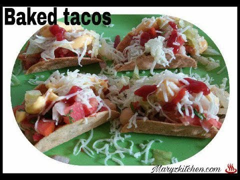 Homemade baked tacos recipe/ How to make tacos/tacos/ Stuffed tacos recipe / Tacos/Recipes