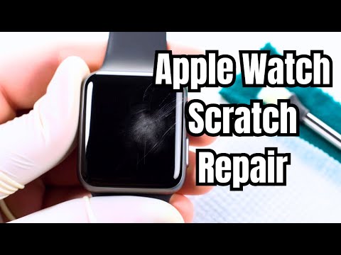 HOW TO REMOVE SCRATCHES ON APPLE WATCH- Polywatch screen repair product review