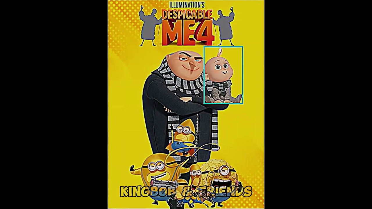 I Made a DESPICABLE ME 4 Movie Poster!