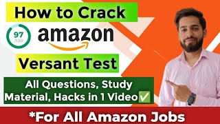 How To Crack Amazon Assessment Test | All Materials,Questions,Hacks in 1 Video |Amazon Versant Test