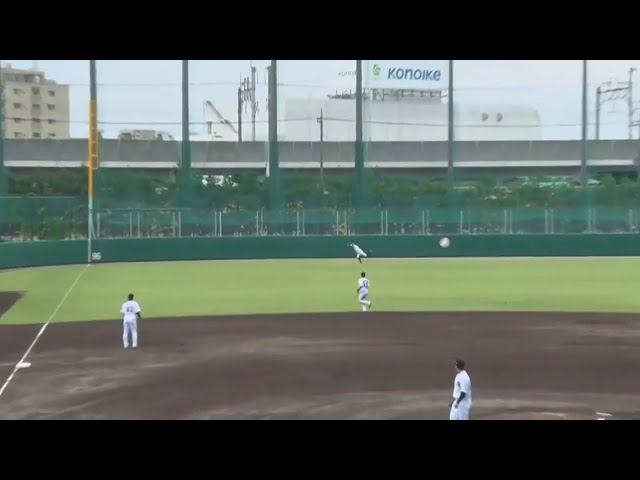 【ファーム】マリーンズ・加藤 ダイビングキャッチのファインプレーを魅せる‼ 2020/6/21 M-DB(ファーム)