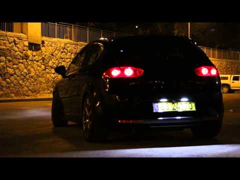 Seat Leon Black 2010 Remus Exhaust Cutback