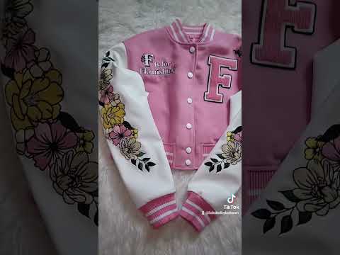 Pink Shein Haul! This is the best quality jacket I've ever got from them 🤭💕 #varsityjacket