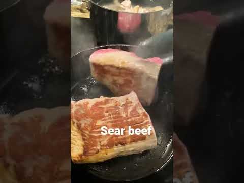 Roast Beef Donburi! Part 1 Recipe in description!