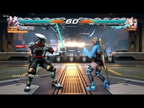 L7 81_4 YOSHIMITSU TK3 vs Lucky Chloe Ryona - Tekken 7 ( Uchiha x24 ) Gameplay PC RX 570 8GB