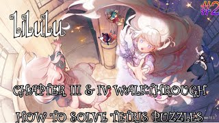 Lilulu walkthrough part 2 - Chapter 3 & 4 all puzzles