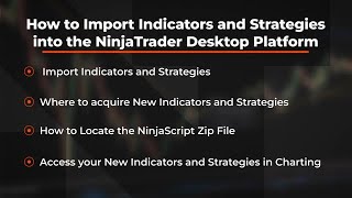 How to Import Indicators and Strategies into NinjaTrader's Desktop Platform | NinjaTrader QuickTips