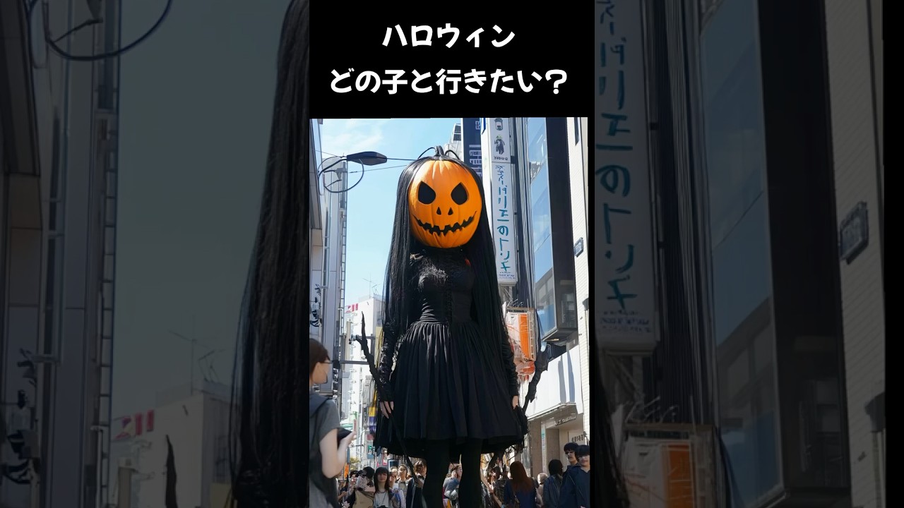 ハロウィンどの子と行きたい？2024#かわいい#usjハロウィン#aiイラスト