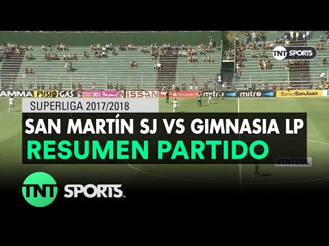 Resumen de San Martín SJ vs Gimnasia y Esgrima LP (3-0)| Fecha 20 - Superliga Argentina 2017/2018