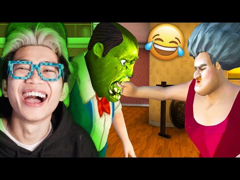 GILA!!! PRANK PACAR BU GURU KASI RAMUAN BERUBAH JADI ZOMBIE! DIA KETAKUTAN SAMPAI LOMPAT DARI ATAP!