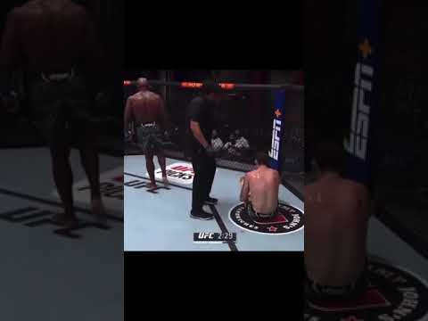 UFC、関節蹴りで一撃決着！カーフキックの次は関節蹴りか⁈#short #shorts #mma #ufc
