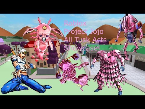Roblox Project Jojo Remastered Tusk Showcase!