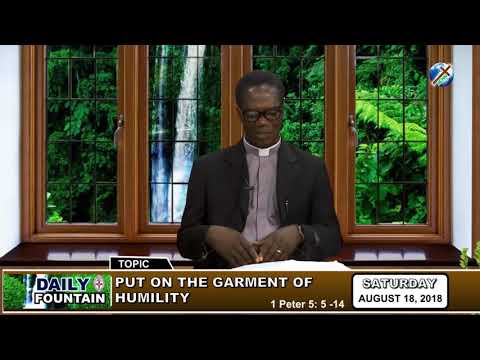 DAILY FOUNTAIN OF AUGUST 18, 2018 - VEN. AKINTUNDE M. FADEMI