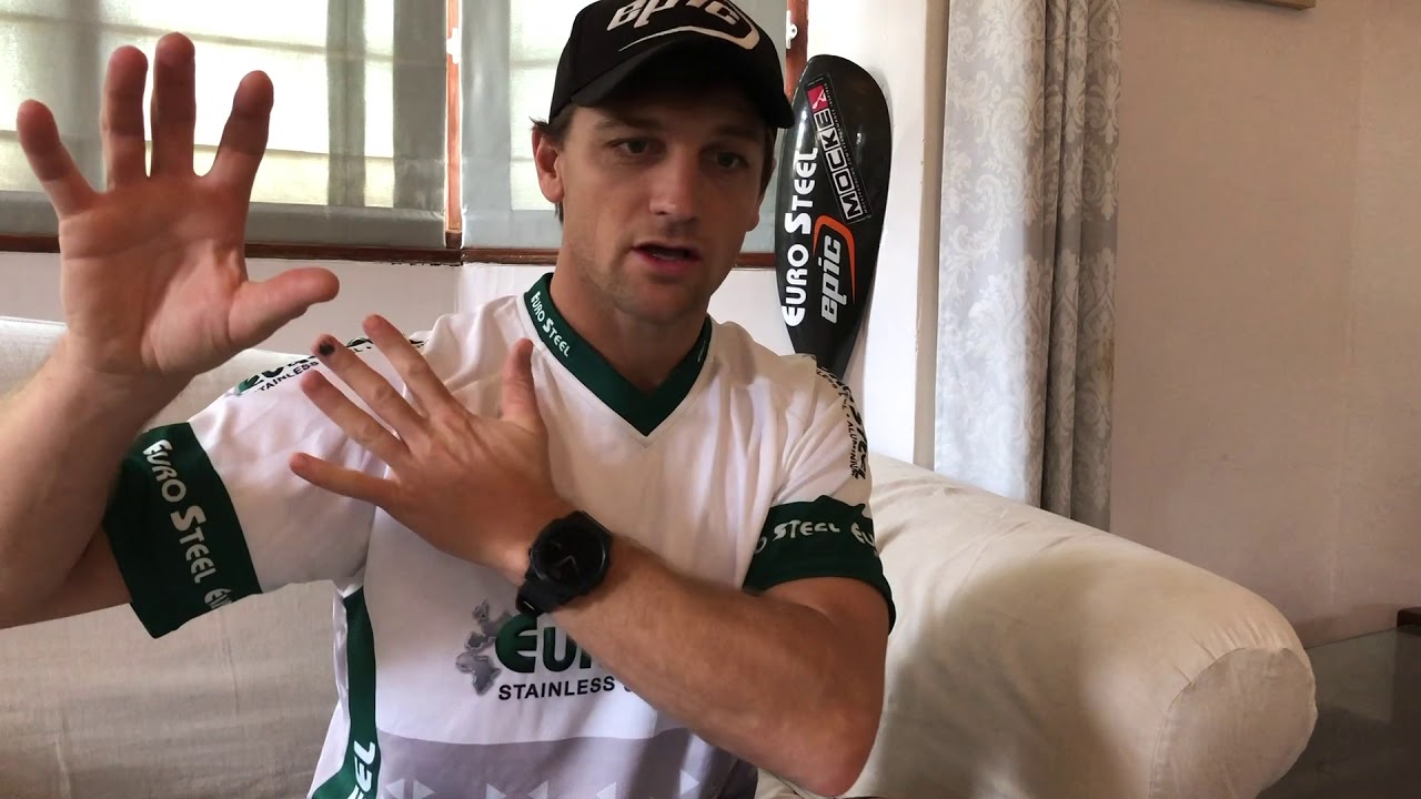 Surfski Technique Question - After the catch does the top hand still apply a downward force?