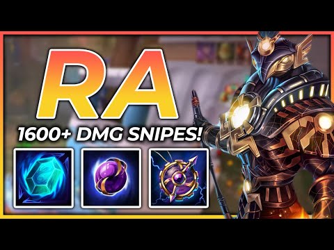 NEW 11.8 ONE SHOT RA BUILD (SMITE GM Mid Ranked)